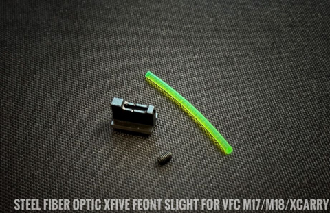 【PRO-ARMS】Steel Fiber Optic XFIVE Front Sight for SIG VFC M17/M18/XCARRY対応X-FIVEタイプ スティールファイバーフロントサイト新Ver.（PRO-XFS-M1718-V2）