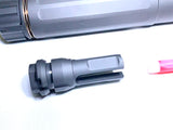 【RGW】Sandman-MIL Style Dummy Silencer ( S-BK 14mm CCW ) Sandman-S QDサプレッサー＆ハイダーセット 14mm逆ネジ 黒（RGW-SI-33-S-BK）