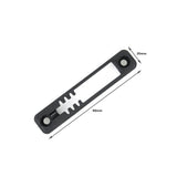 【DSC】M-LOK Tape Switch Mounting Plate ( BK ) M-LOK テープスイッチ マウンティング プレート 黒（TMC3345-BK）